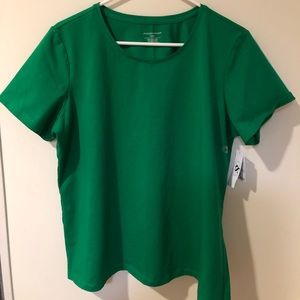 Green short sleeve tee Christopher/Banks XL petite